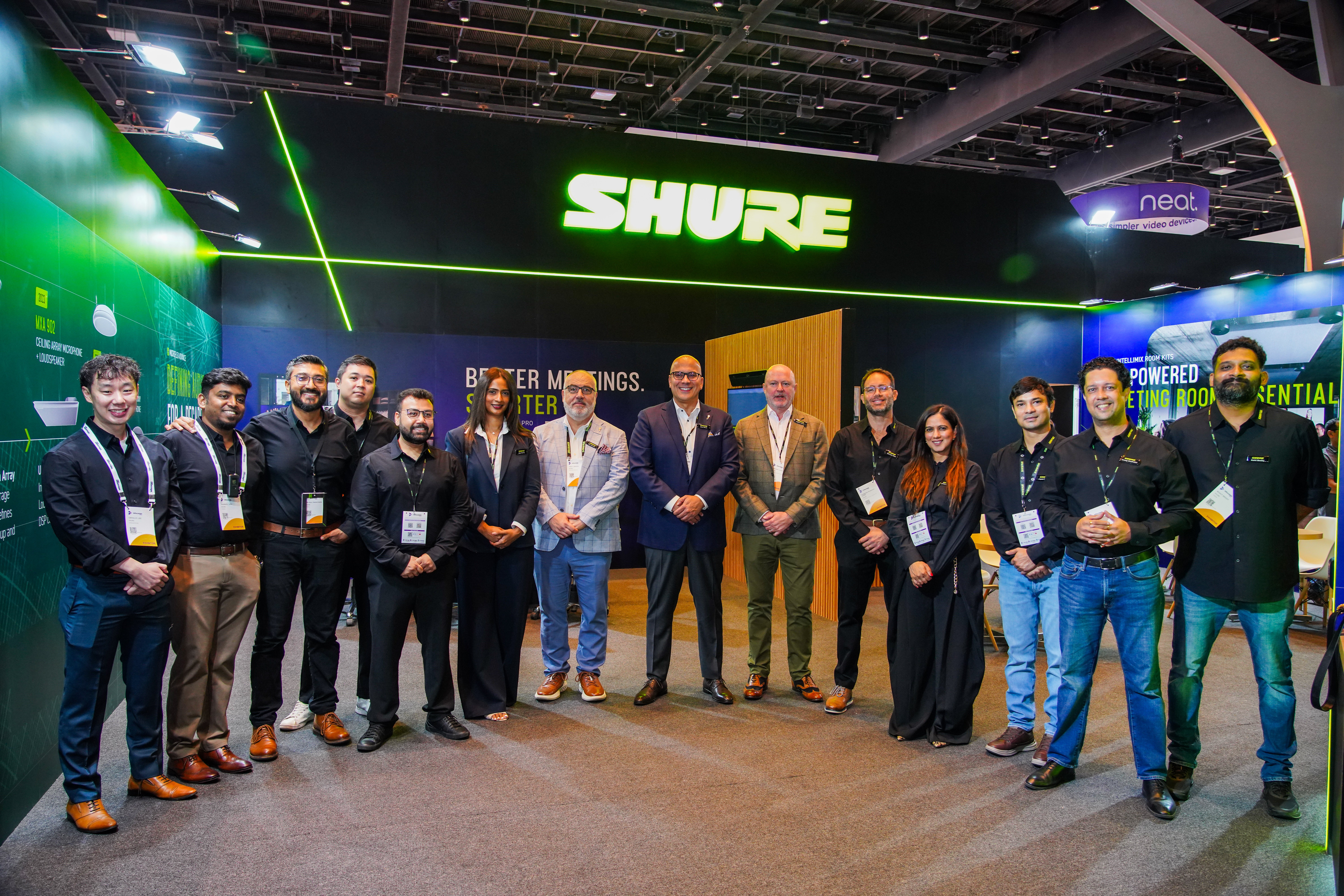 Shure Team at InfoComm India